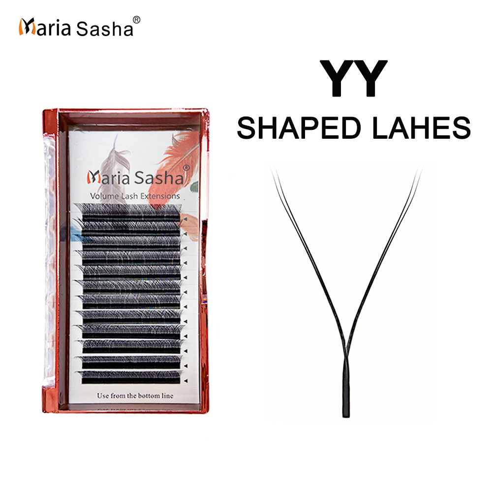 MARIA YY Shaped Eyelashes Clus - đánh giá và giá Eyelash Extension Y Shape