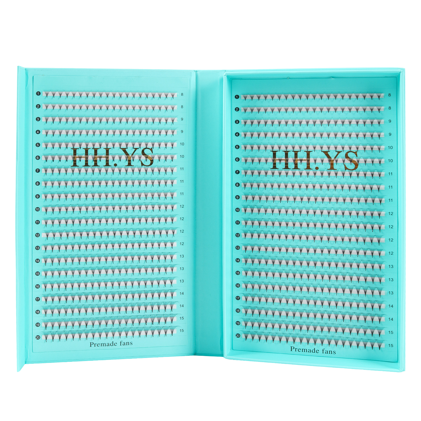 800 Fans 16D 0.03 Thin Roots S - đánh giá và giá Eyelash Extension Medium