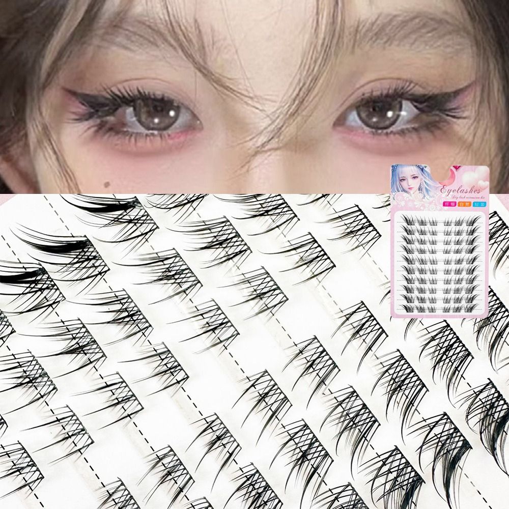 3D Cat Eye Clusters Lashes Nat - đánh giá và giá Eyelash Extension Cat Eye