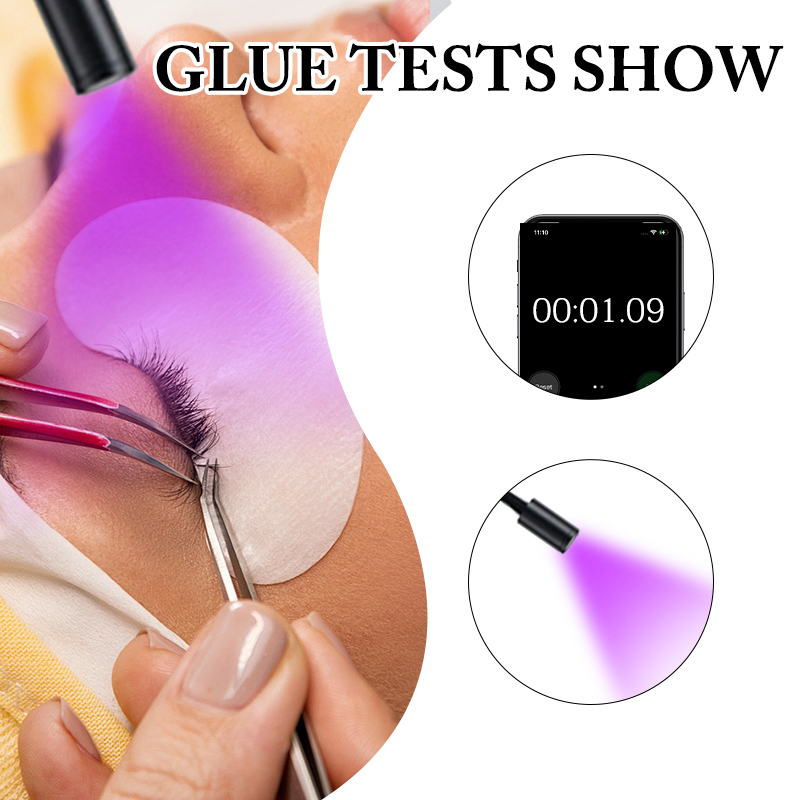 TPO-FREE 5ml UV Eyelash Extens - đánh giá và giá Sensitive Lash Glue