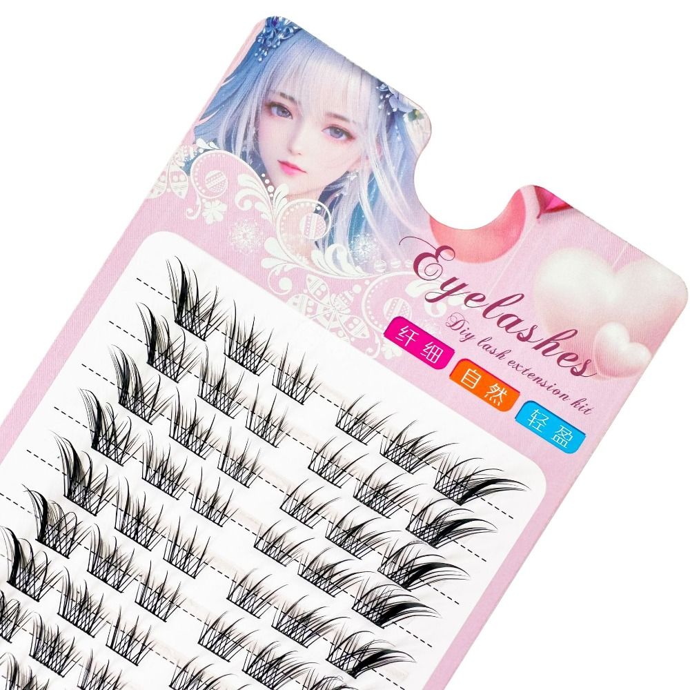 3D Cat Eye Clusters Lashes Nat - đánh giá và giá Eyelash Extension Cat Eye