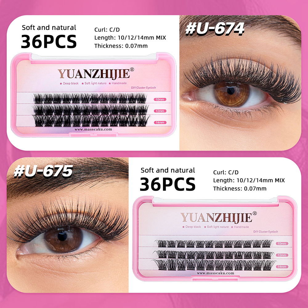 New Arrival YUANZHIJIE C D Cur - đánh giá và giá Eyelash Extension Hybrid