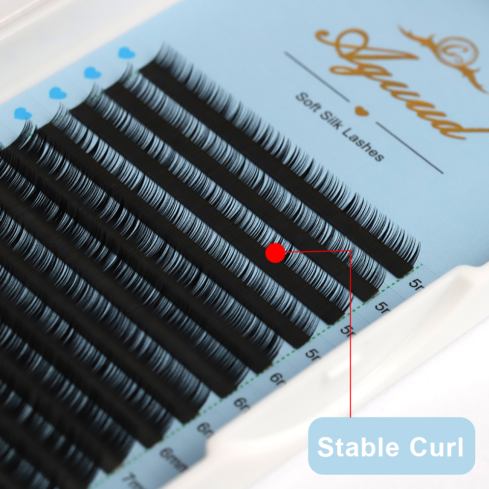 AGUUD 16rows Cashmere Classic  - đánh giá và giá Eyelash Extension Korean Style