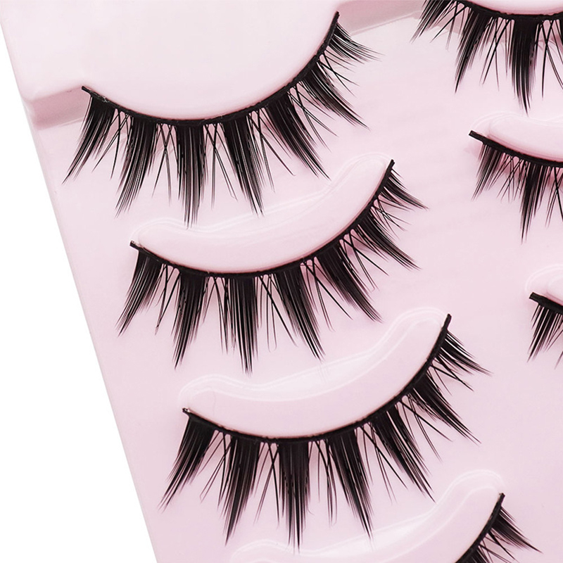 Hot Selling Makeup 5 Pairs Nat - đánh giá và giá Eyelash Extension Cat Eye
