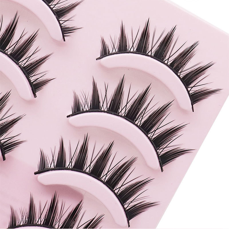 Hot Selling Makeup 5 Pairs Nat - đánh giá và giá Eyelash Extension Cat Eye