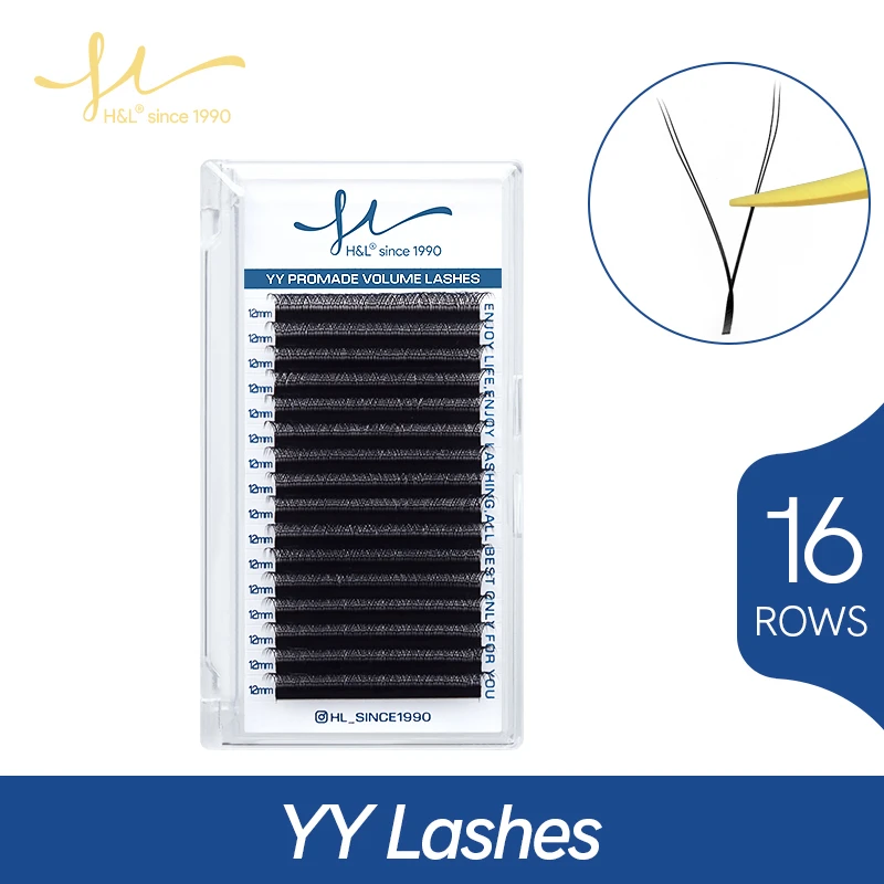 16 ros YY Shape Lashes Extensi - đánh giá và giá Eyelash Extension Y Shape