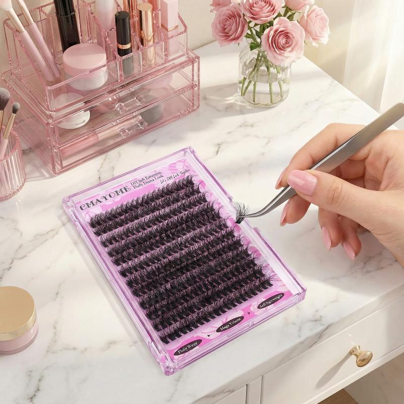 Wispy D Curl Cluster Lashes 14 - đánh giá và giá Eyelash Extension Vendor