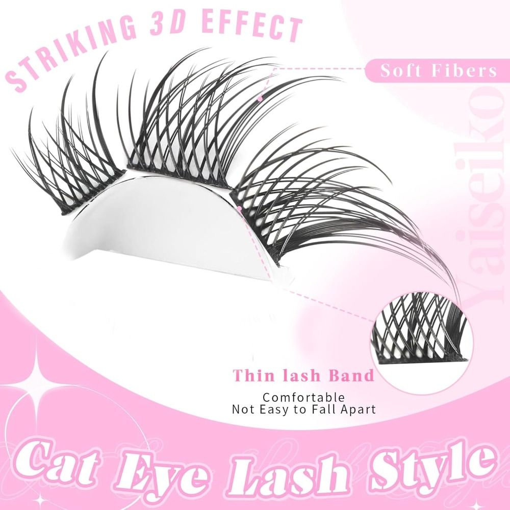 New 3D Cat Eye Self Adhesive L - đánh giá và giá Eyelash Extension Cat Eye