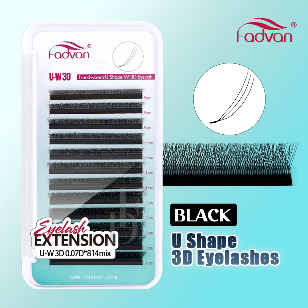 FADVAN U Shape 3DW Eyelash Ext - đánh giá và giá Eyelash Extension Hybrid