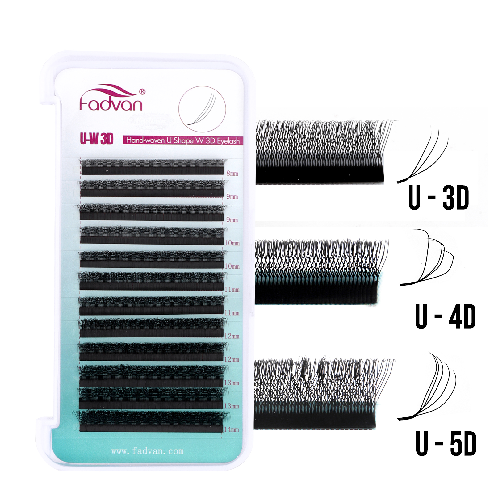 FADVAN U Shape 3DW Eyelash Ext - đánh giá và giá Eyelash Extension Hybrid