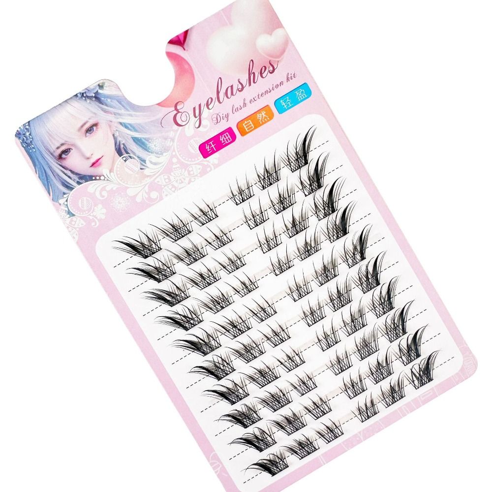 Women Beauty 3D Cat Eye Cluste - đánh giá và giá Eyelash Extension Cat Eye
